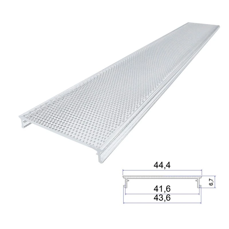 Acryl anti-glare extrusie lampenkap