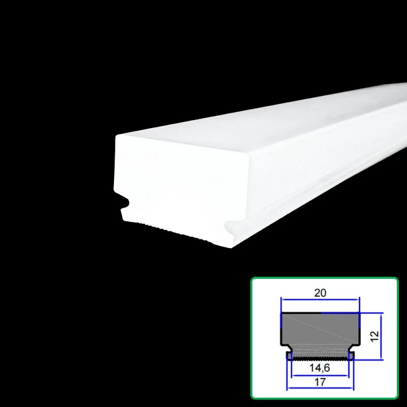 Acryl diffuser extrusie lampenkap