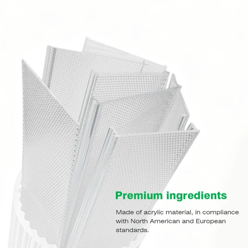 Acryl reliëf extrusie lampenkap