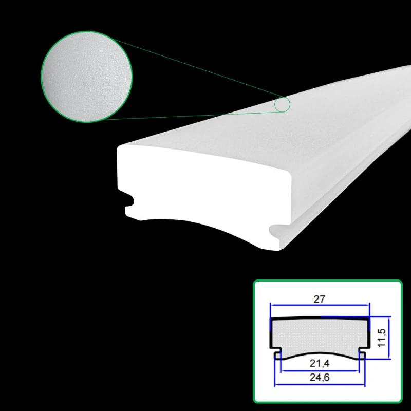 Acryl matte extrusie lampenkap