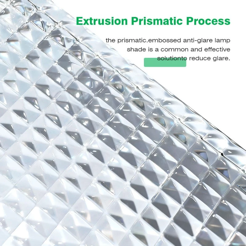 Acryl prisma extrusie lampenkap