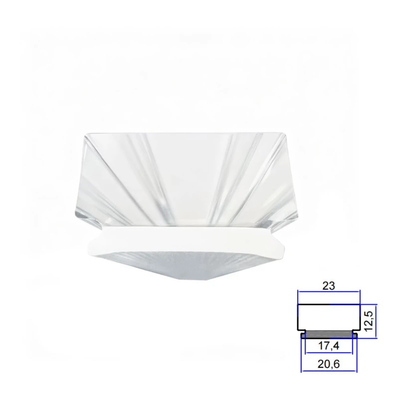 Acryl transparante extrusie lampenkap