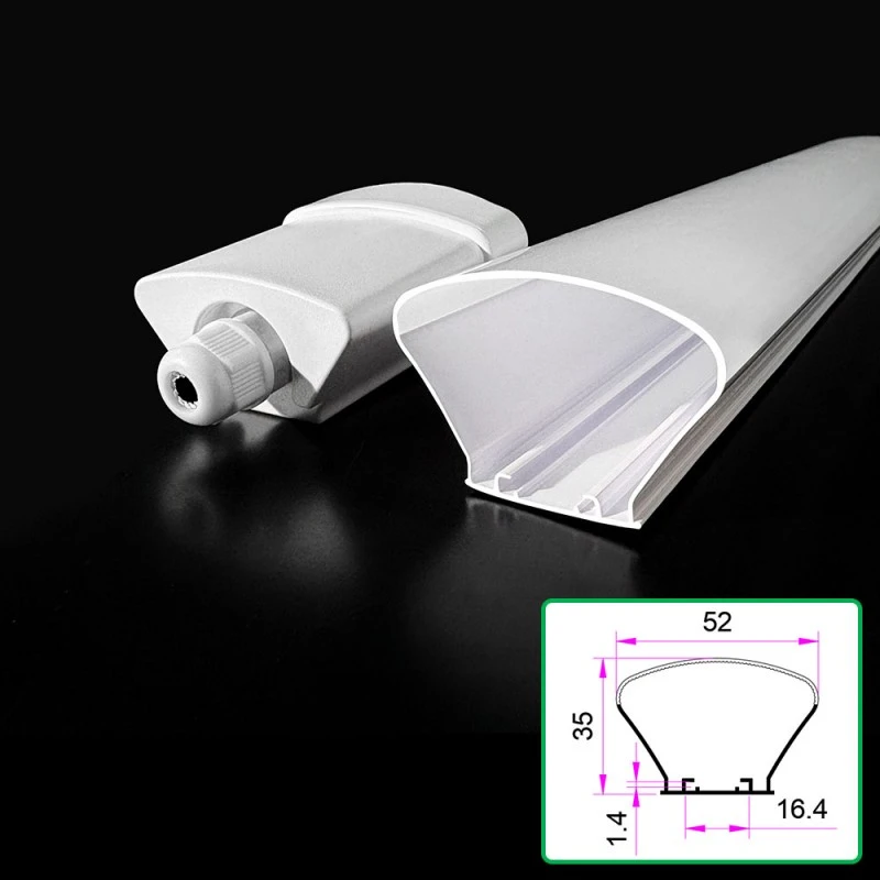 Behuizingsset voor lineaire stripverlichting