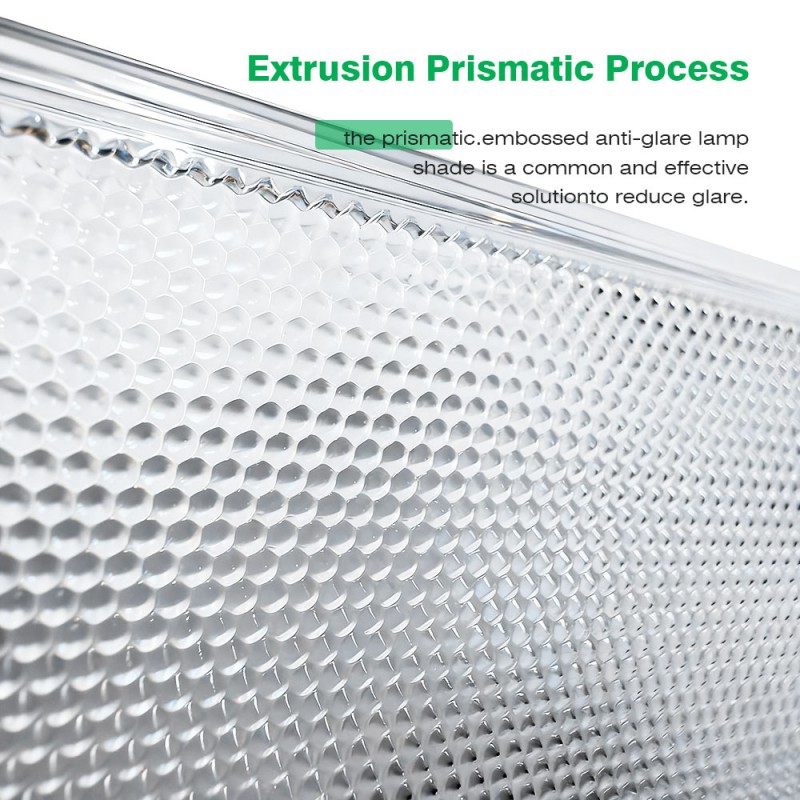 Geëxtrudeerde lampenkap van polycarbonaat met antireflectiecoating