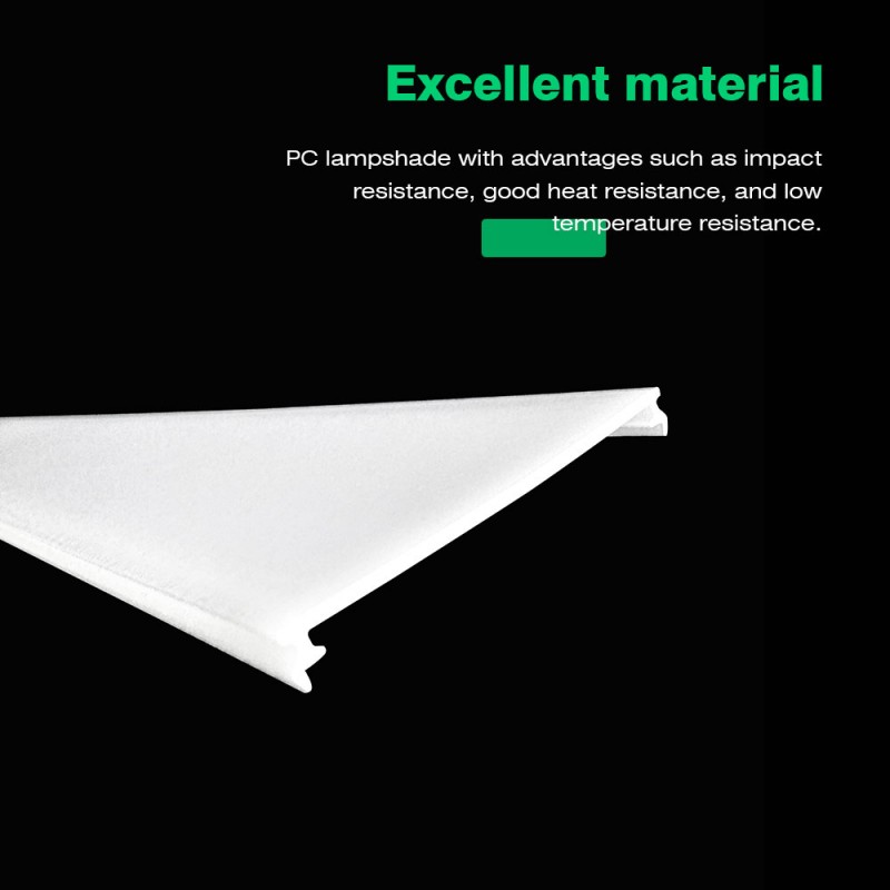 Extrusie van polycarbonaat matte lampenkap