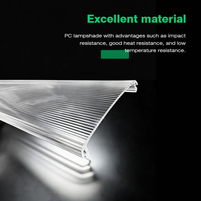 Polycarbonaat transparant geëxtrudeerde lampenkap